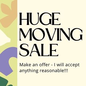 MOVING SALE